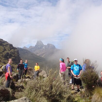 Trekking Mount Kenya, Summit Treks, Small Group Walking Adventures, Active Adventures, Epi